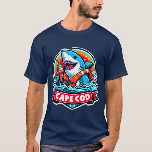 KAAP KABELJAUW-GROOT WIT EETIJS 3 T-SHIRT (Voorkant)