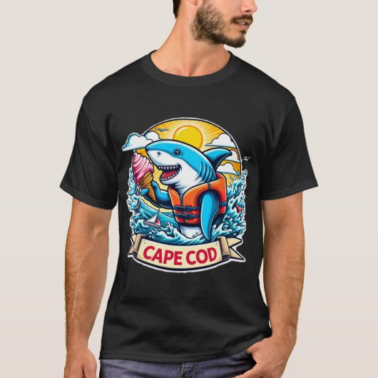 KAAP KABELJAUW GROOT WIT EETIJS 7 T-SHIRT (Voorkant)