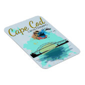 Kaap Kabeljauw Kanaalkruising Magnet Magneet (Rechterzijde)