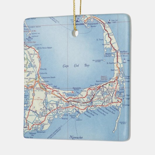 Kaap Kabelkaart Keramisch Ornament (Links)