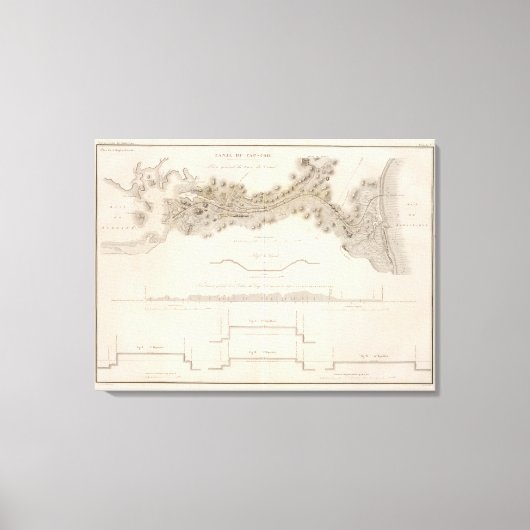 Kaap Kabelkanaal Canvas Afdruk (Voorkant)