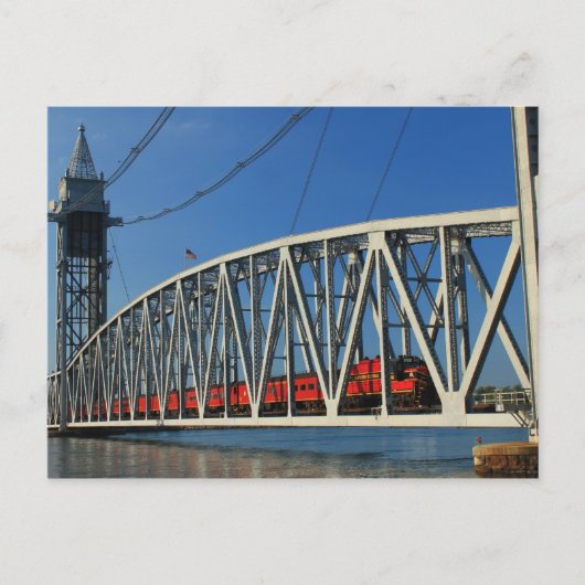 Kaap Kabelkanaalspoorbrug Briefkaart (Voorkant)