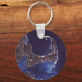 Kaap Kabelsatellietfoto Sleutelhanger (Voorkant)