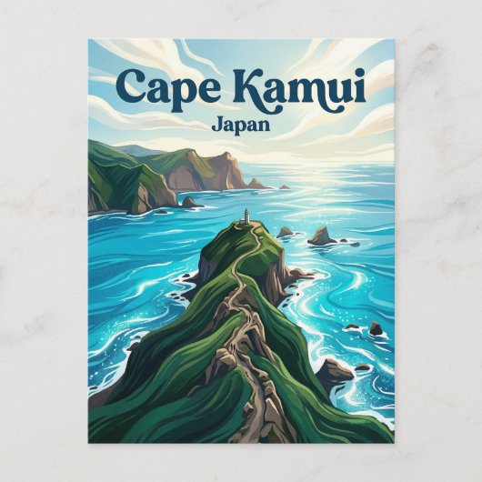 Kaap Kamui Japan Briefkaart (Voorkant)