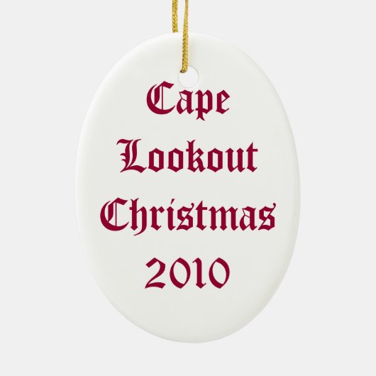 Kaap kerst 2010 keramisch ornament (Achterkant)