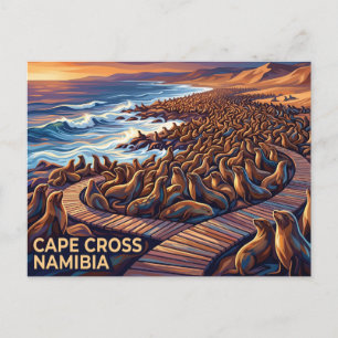 Kaap Kruis Robbenreservaat Namibië Briefkaart