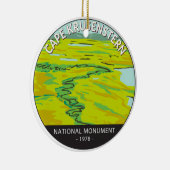 Kaap Krusenstern Nationaal Monument Tundra Keramisch Ornament (Rechts)