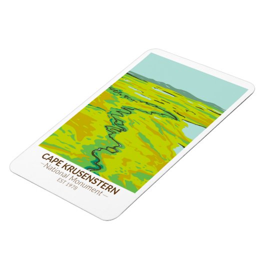 Kaap Krusenstern Nationaal Monument Tundra Magneet (Linkerzijde)