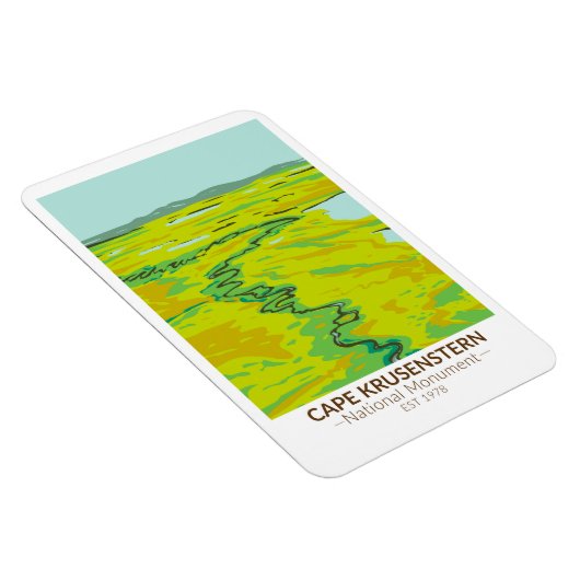 Kaap Krusenstern Nationaal Monument Tundra Magneet (Rechterzijde)