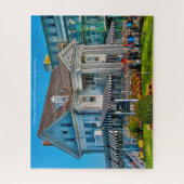 Kaap May New Jersey.Kerstgroeten Legpuzzel (Verticaal)