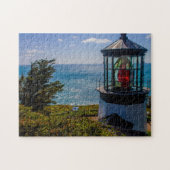 Kaap Mears vuurtoren Oregon. Legpuzzel (Horizontaal)