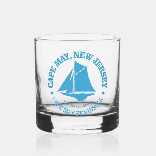 Kaap Mei (sloep) Whisky Glas (Voorkant)