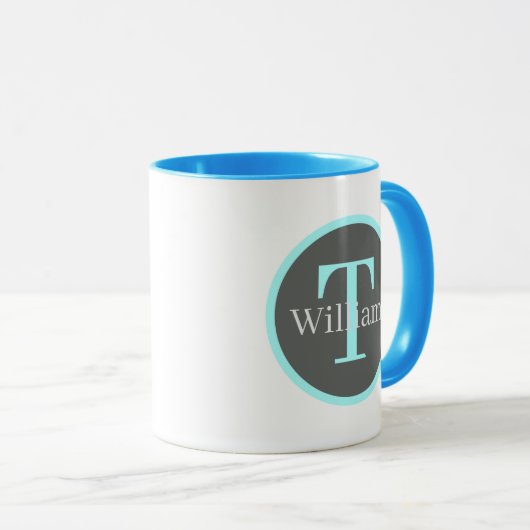 kaap muis toevoegen monogram mok (Voorkant rechts)