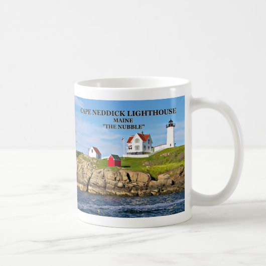 Kaap Neddick Light ("de nubble"), Maine Koffiemok (Rechts)