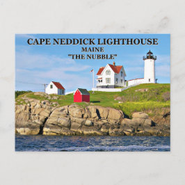 Kaap Neddick Light "the Nubble", Maine briefkaart