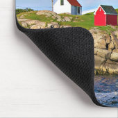 Kaap Neddick Light "the Nubble", Maine mousepad Muismat (Hoek)