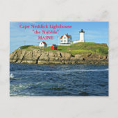 Kaap Neddick vuurtoren de neushoorn, Briefkaart va (Voorkant)