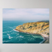 Kaap op Atlantisch Oceaan landschap Poster (Voorkant)
