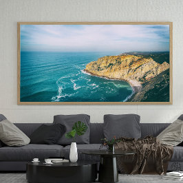 Kaap op Atlantisch Oceaan landschap Poster