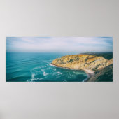 Kaap op het Atlantische Oceaan landschap Poster (Voorkant)