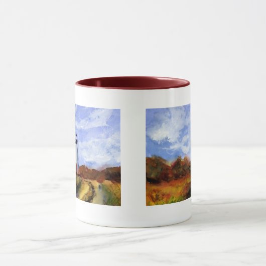 Kaap Pogue vuurtoren — Martha's wijntuin, ... Mok (Midden)