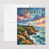 Kaap Roca Portugal Briefkaart (Voorkant / Achterkant)