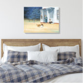 Kaap 's avonds canvas afdruk (Insitu (Slaapkamer))