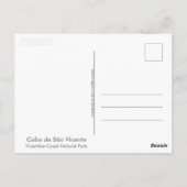 Kaap Saint Vincent (Portugal) Briefkaart (Achterkant)