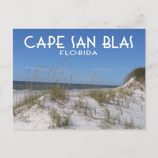 Kaap San Blas Florida Briefkaart (Voorkant)