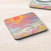 Kaap San Blas Sunset Beach Bier Onderzetter (Linkerzijde)