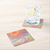 Kaap San Blas Sunset Beach Kartonnen Onderzetters (Insitu)