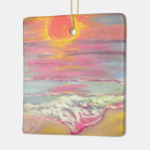 Kaap San Blas Sunset Beach Keramisch Ornament (Links)