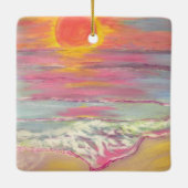 Kaap San Blas Sunset Beach Keramisch Ornament (Achterkant)