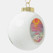 Kaap San Blas Sunset Beach Keramische Bal Ornament (Links)