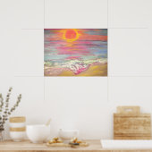 Kaap San Blas Sunset Beach Poster (Keuken)