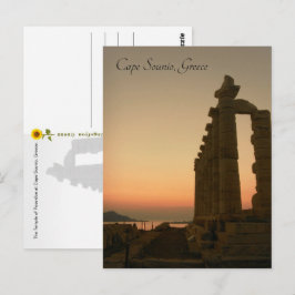 Kaap Sounio, Griekenland - ansichtkaart Briefkaart