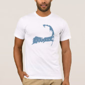 Kaap standaard T-Shirt (blauw) (Voorkant)
