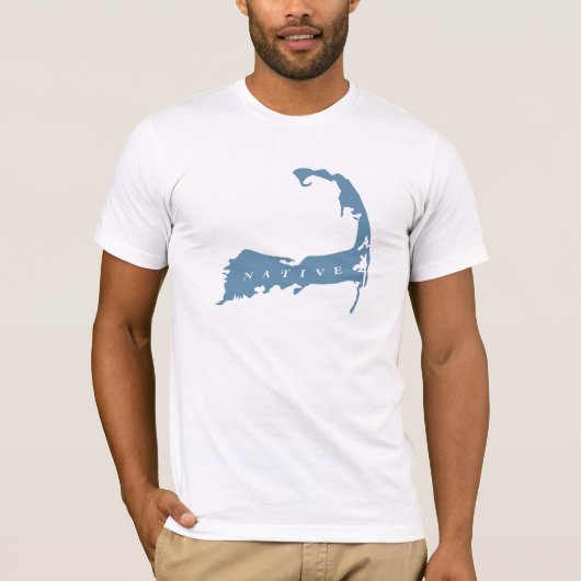 Kaap standaard T-Shirt (blauw) (Voorkant)