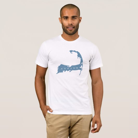 Kaap standaard T-Shirt (blauw) (Voorkant volledig)