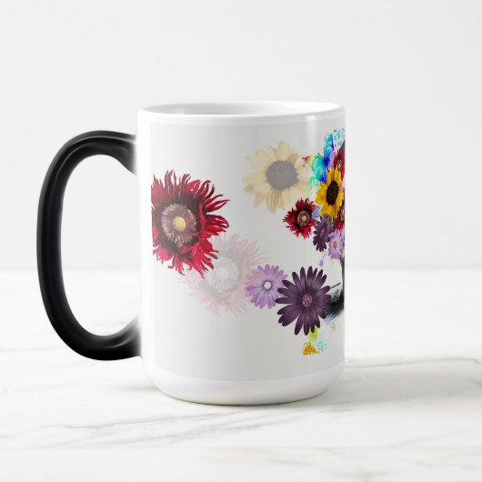 Kaap van Floral Magische Mok (Links)