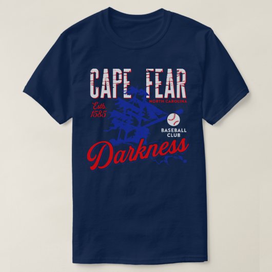 Kaap vrees duisternis t-shirt (Design voorkant)