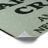 Kaap Windmill Merk Cranberry Label Poster (Hoek)