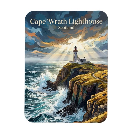 Kaap Wrath Schotland Magneet (Verticaal)