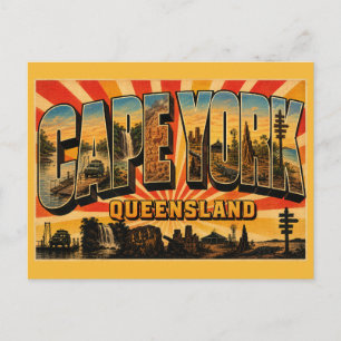 Kaap York-schiereiland Queensland Outback-wilderni Briefkaart