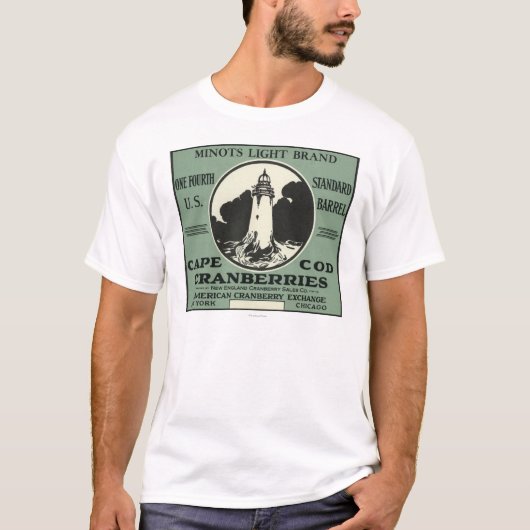 Kaapcod-minoten Licht merk en kruidenlabel T-shirt (Voorkant)