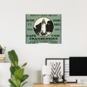 Kaapcod-minoten Licht merk en kruidnageletiket Poster (Thuiskantoor)