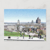 KAAPDIAMOND IN QUEBEC-STAD BRIEFKAART (Voorkant)