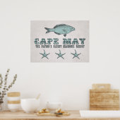  Kaapje kan het Poster van het toevluchtsoord aan  (Keuken)