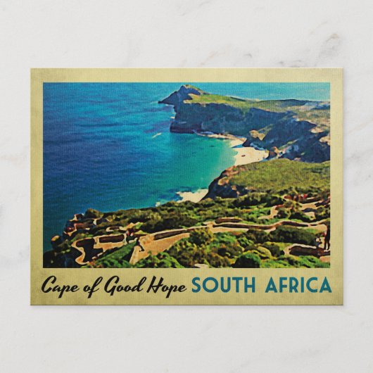 Kaapje van Goede Hoop Zuid-Afrika Briefkaart (Voorkant)