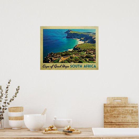 Kaapje van Goede Hoop Zuid-Afrika Poster (Keuken)